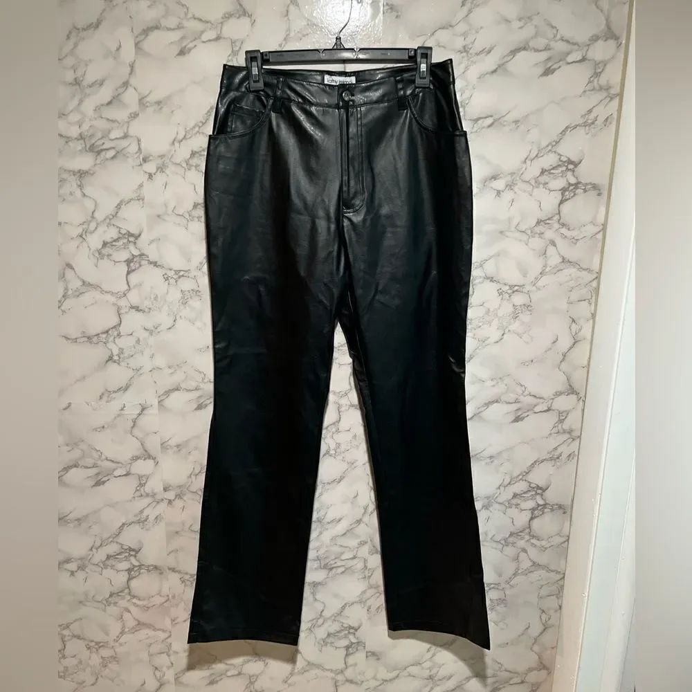 Kathy Ireland Faux Leather Pants Women’s Sz 12